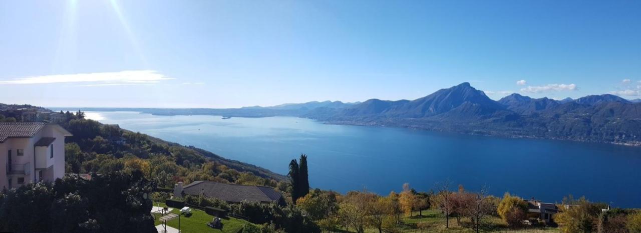 Beb Da Paolo Con Vista Lago San Zeno di Montagna Buitenkant foto